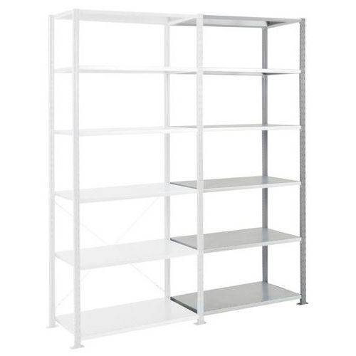 Rayonnage Suivant Ad'vance - Gris - 6nvx - 2500x1250x500