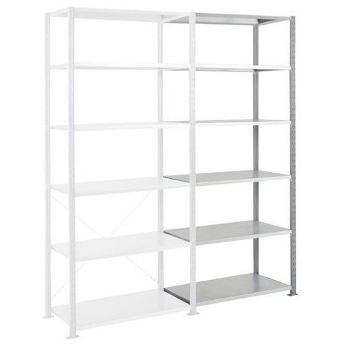 Rayonnage Suivant Ad'vance - Gris - 6nvx - 2500x1250x400