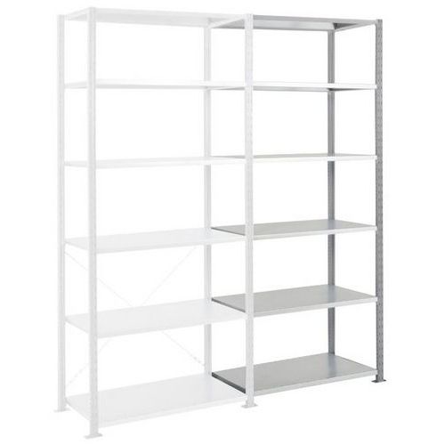 Rayonnage Suivant Ad'vance - Gris - 6nvx - 2500x1000x800