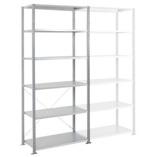 Rayonnage Départ Ad'vance - Gris - 6nvx- 2500x1000x700