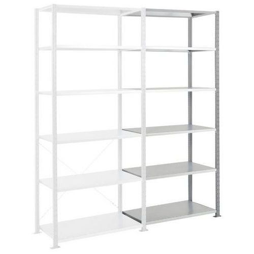 Rayonnage Suivant Ad'vance - Gris - 6nvx - 2500x1000x700