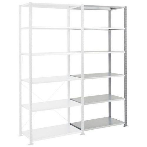 Rayonnage Suivant Ad'vance - Gris - 6nvx - 2500x1000x600