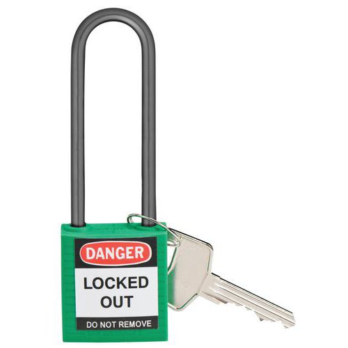 Cadenas De Sécurité Compact Anse Alu Vert