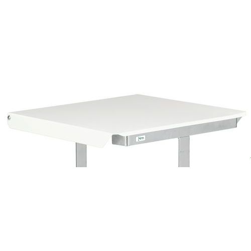 Couvercle Pour Chariot Km3029 L385xl385xh35mm Blanc