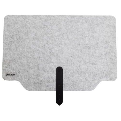 Séparateur De Bureau L700 Gris Clair Kit Pinces Gy04