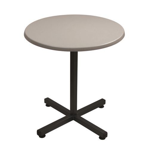 Table Guéridon Ines Ronde Diamètre 70 Cm Aluminium