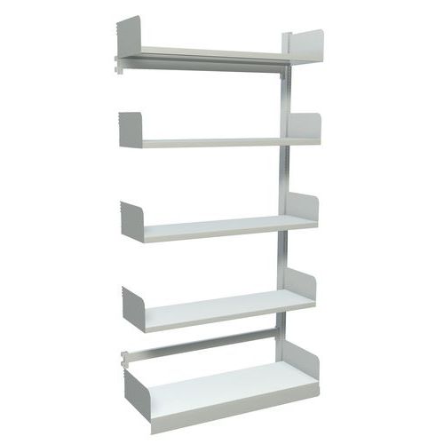 Rayonnage Suivant Double Accés Chmaxta.:80 Kg H:2000 Mm