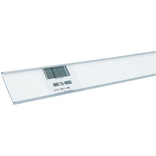 Porte Etiquette En Plastique L= 1000 Mm