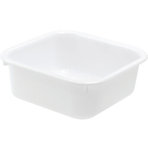 Cuvette Carrée 10 L - Blanc