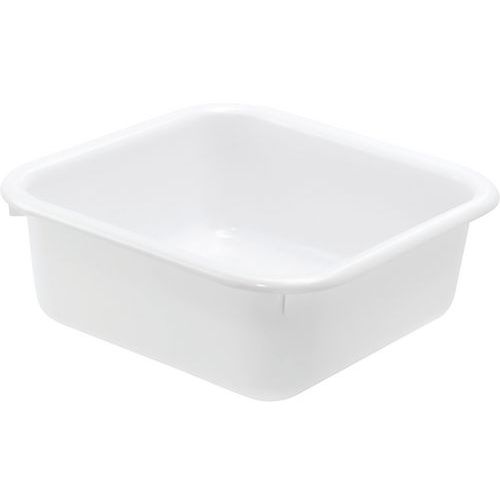 Cuvette Carrée 12 L - Blanc