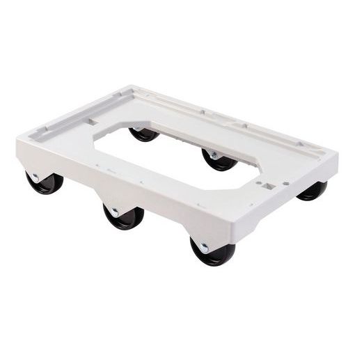 Socle rouleur en inox 6 roues - Capacité 250 kg - GILAC Socle rouleur en inox 6 roues - Capacité 250 kg - GILAC