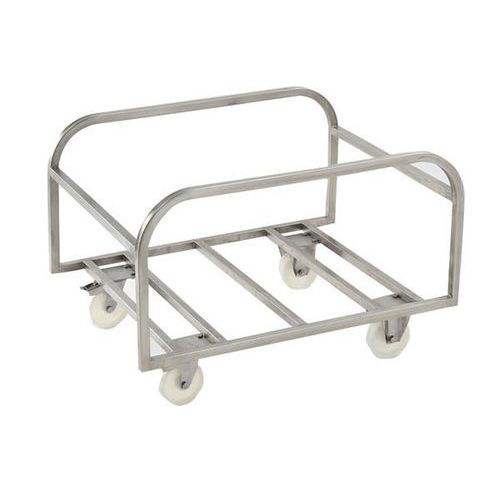 Chariot Inox Pour Bac Profond De 310 L