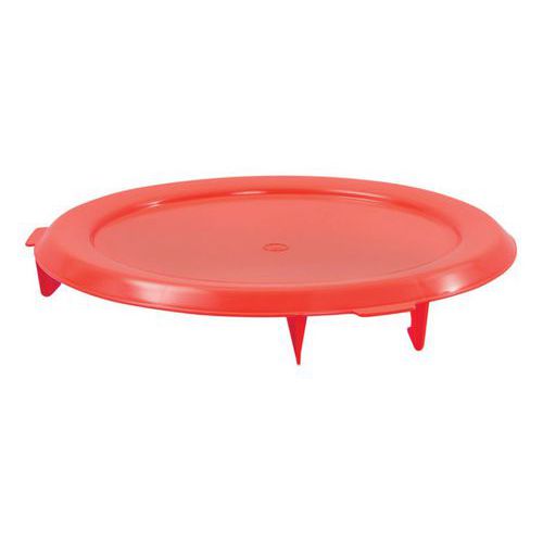 Couvercle Plat Pour Conteneur 75 L - Rouge