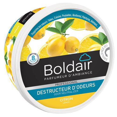 Boldair Gel Destructeur D'odeurs Citron - 300g