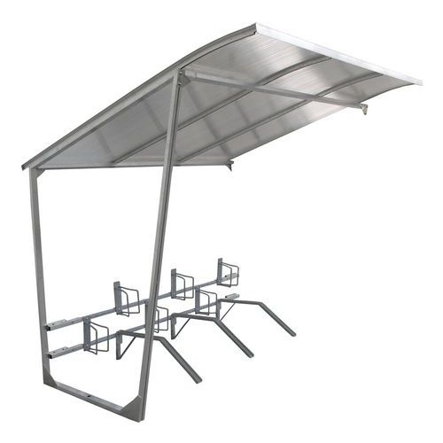 Abri-cycles Simple Face 6 Pl Travee Suivante Toit. Cintree