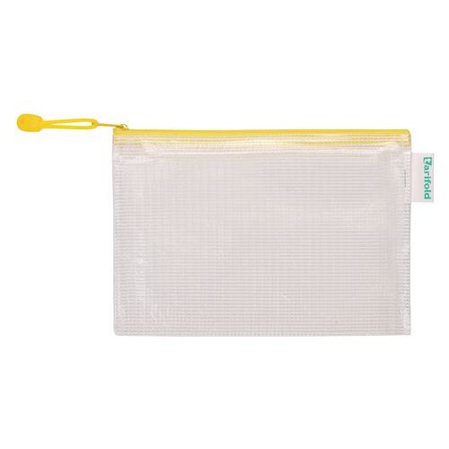 Pochette à Zip A5 Paysage T-collection Jaune