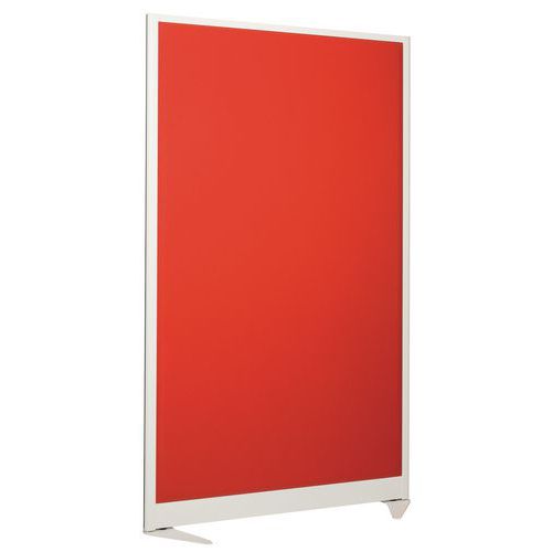 Cloison Séparation Acoustique 170x120cm Blanc Twist Rouge
