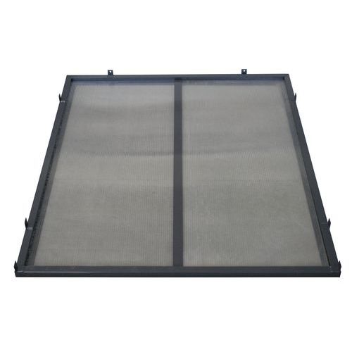 Bardage Latéral D/g L 1600 Pour Extrémité Auvent Gris