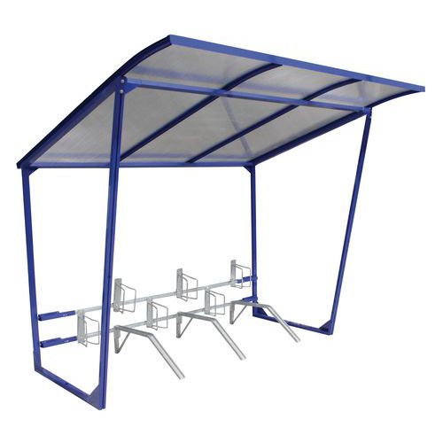 Abri Simple Face Travee Initiale Bleue