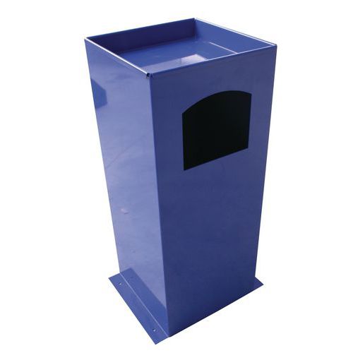 Cendrier Pour Abri Fumeur Bleu