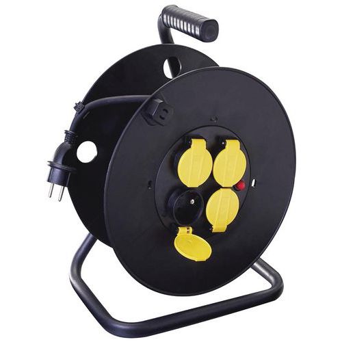 Enrouleur Ã‰lectrique De Chantier Ip44 40m Nf- Manutan