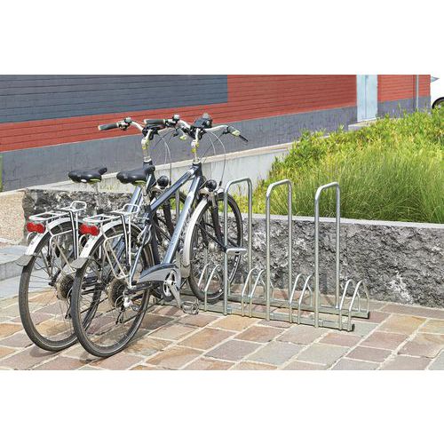 MOTTEZ - Râtelier sur 2 niveaux cote à cote pour 4 vélos