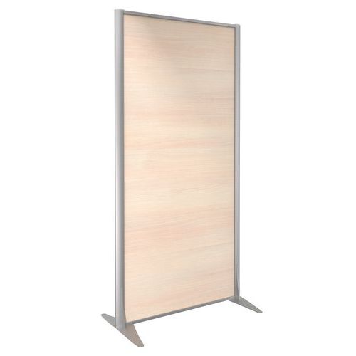 Cloison Kp+ Mélaminé Chêne Profil Argent 160x122