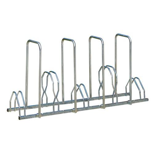 Râtelier 5 Vélos Sur 2 Niveaux Avec 4 Arceaux