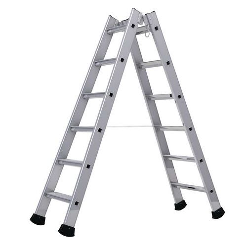 Echelle Double A Marches 2x6 Echelons Ha Uteur=1.6m