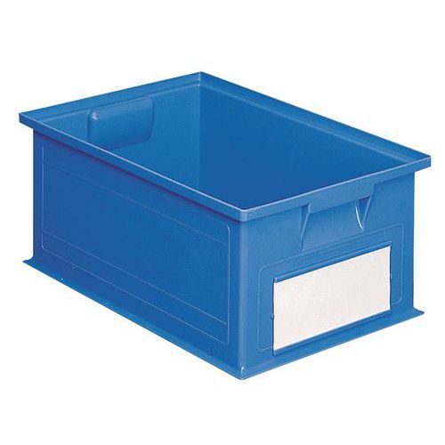 Caisse Plastique *cp28* Bleu 450x300x200 Mm