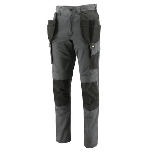 Caterpillar 1 Pantalon De Travail Essential Knee Gris - Caterpillar