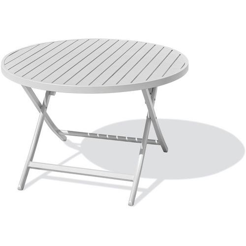 Table Jardin Pliante Marius Ã˜110cm Gris