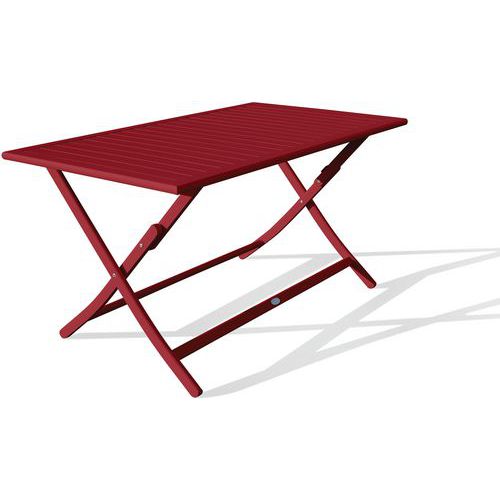 Table Jardin Pliante Marius 140x80cm Carmin