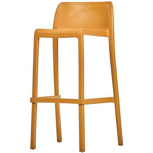 Tabouret Jardin Haut Empilable Attic Moutarde