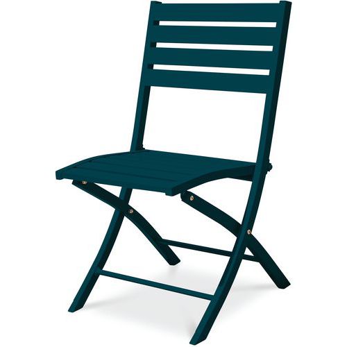 Chaise Jardin Pliante Marius Bleu Canard