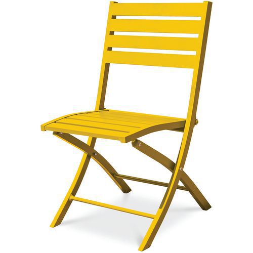 Chaise Jardin Pliante Marius Jaune Moutarde