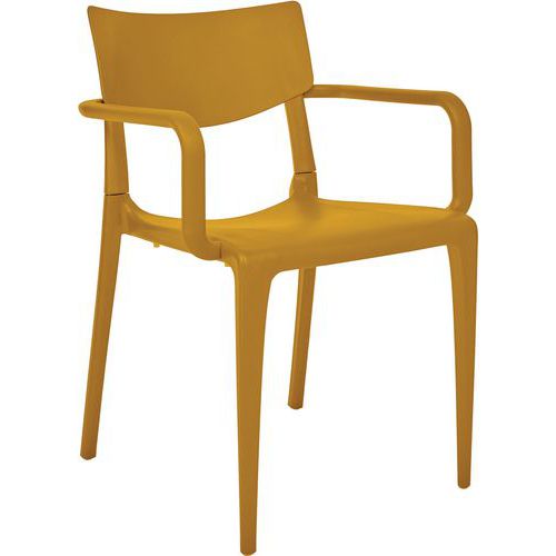 Fauteuil Jardin Empilable Moutarde Town