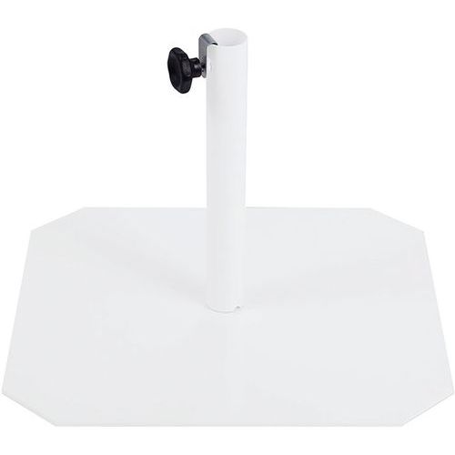 Pied De Parasol Fit En Acier Laqué Blanc