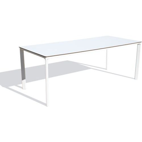 Table Jardin Meet 200x90cm Laqué Blanc