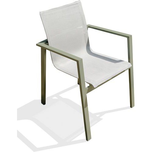 Fauteuil Jardin Empilable Miami Kaki