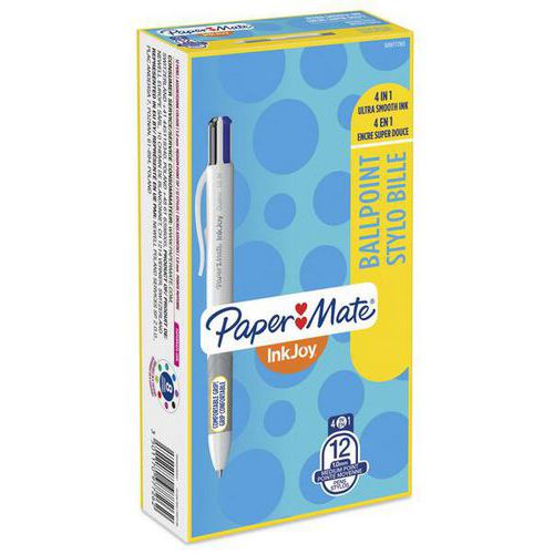 Stylo Bille 4 Couleurs Inkjoy Quatroâ„¢ Coloris Classique