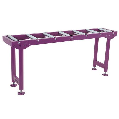 Sidamo - Table d'amenage 2m pour scie ruban/tronçonneuse - Outillage stationnaire - 100cm H x 42.5cm L x 200cm L - 47kg
