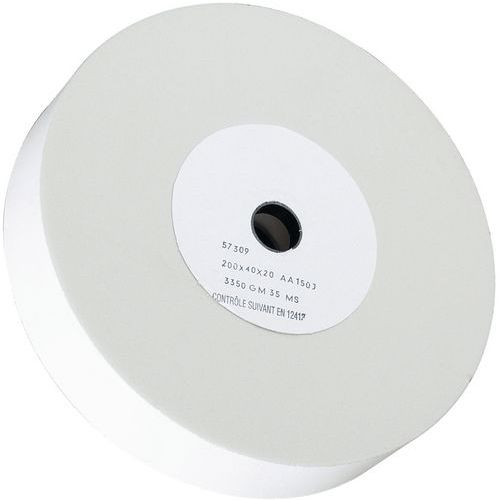 Meule Corindon Blanc 250 X 32 X 25 Mm Grain 60 – Touret à Meuler Pro Pour Métaux Durs & Non-Ferreux