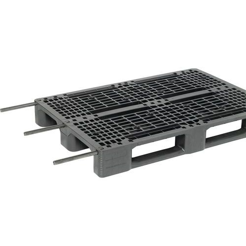 Palette Plastique Médium Smart Euro Avec Renfort 1200x800 Mm