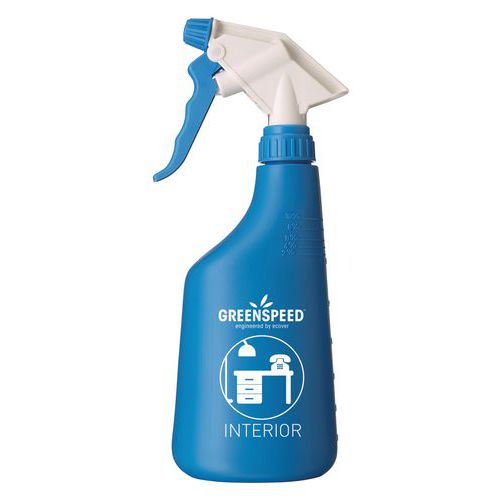 Flacon spray vide pour vitre - Bleu 