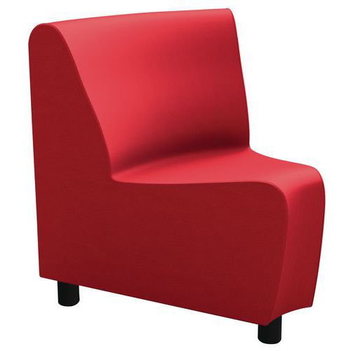 Chauffeuse 45° Izari Enduit Rouge