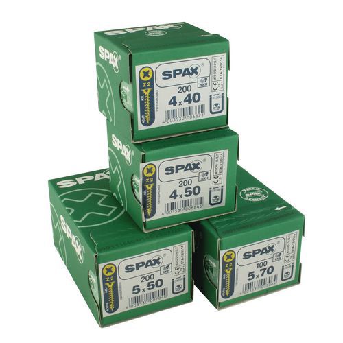 Pack Spax 700 Vis Pozidriv