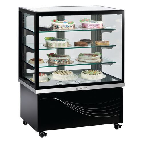 Tecfrigo - Vitrine horizontale Karina 96 - 380 L - Ventilée Positive - Noir - Garantie 1 an