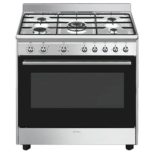 Piano De Cuisson Mixte - Table De Cuisson 5 Feux Gaz - Smeg - Cx90gm