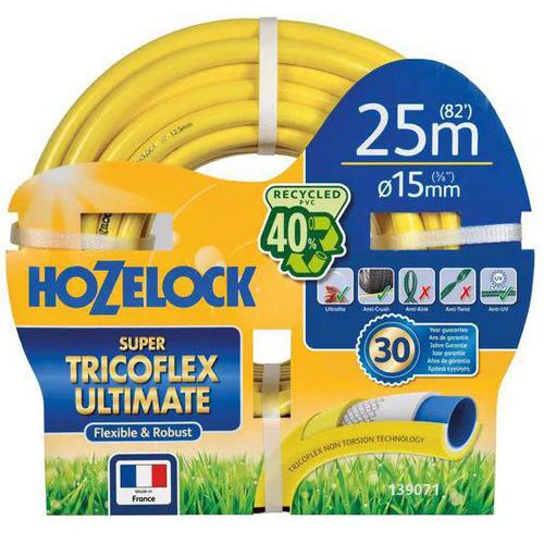Set D'arrosage Super Tricoflex Ultimate Jaune Ã˜15mm X 20m